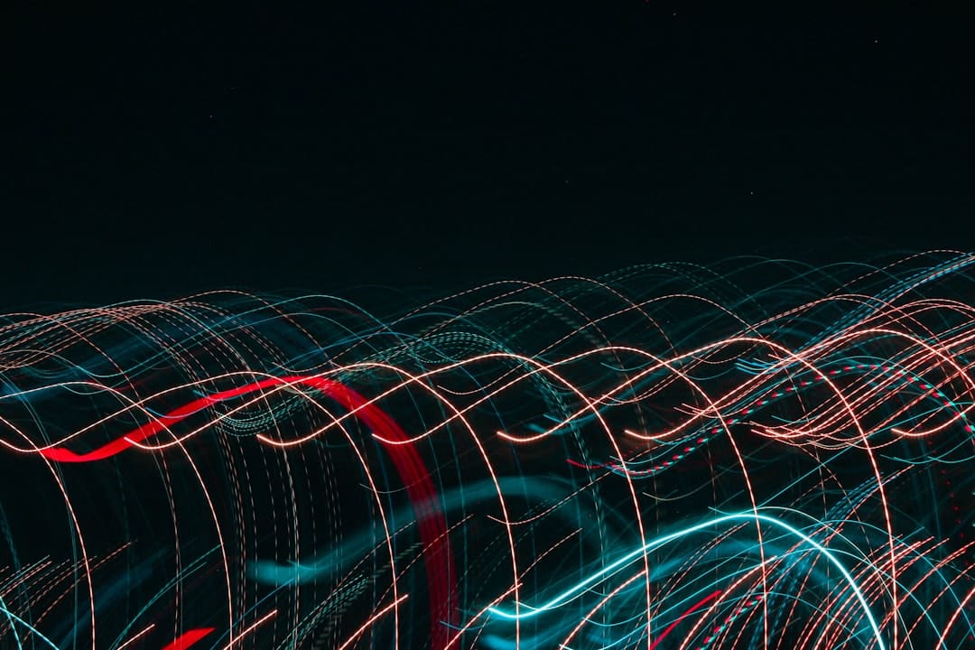 An abstract image of glowing nodes connected by intricate lines on a dark background, representing the complex digital entity framework and its interconnected parts.