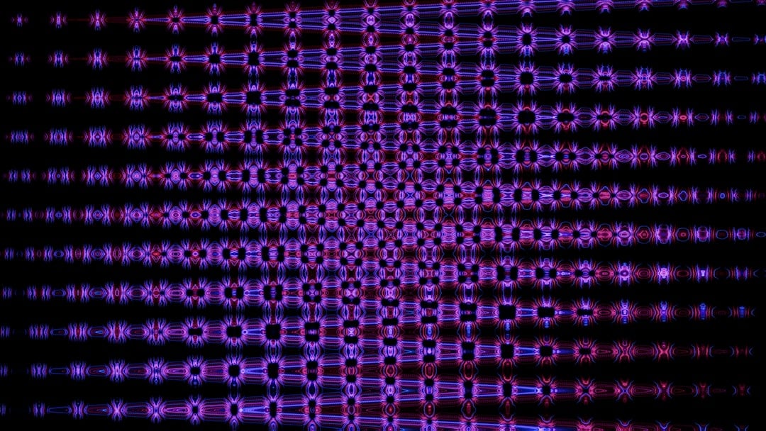 An abstract technological background showing interconnected glowing blue nodes, representing a modern, intelligent, and scalable marketing automation system.