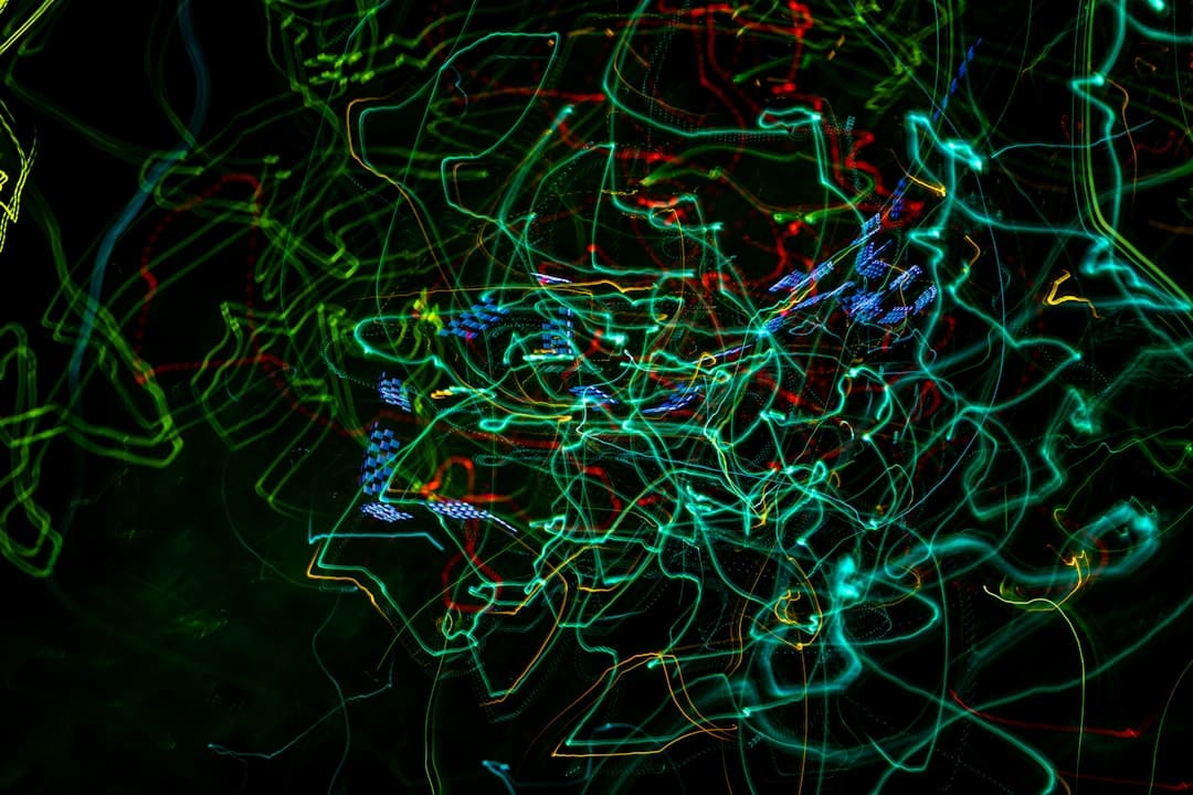 An abstract visualization of a glowing blue neural network, representing how AI processes standardized MLS data for search visibility.