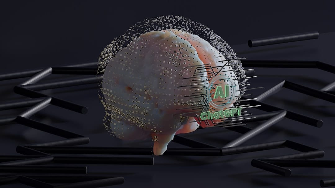 A stylized, glowing digital brain with clean, interconnected nodes on a minimal background, representing a well-structured and accurate knowledge graph ready for AI consumption.